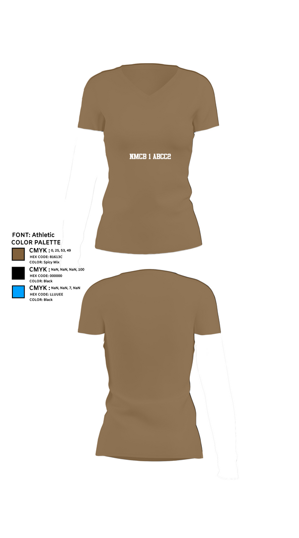 Womens Short Sleeve Vneck Shirt, NMCB 1 ABCC2, , Teamtime, Team time, sublimation, custom sports apparel, team uniforms, spirit wear, spiritwear, sports uniforms, custom shirts, team store, custom team store, fundraiser sports, apparel fundraiser