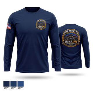 Long Sleeve Performance Shirt, BMPD SQAUD ONE, Police, Teamtime, Team time, sublimation, custom sports apparel, team uniforms, spirit wear, spiritwear, sports uniforms, custom shirts, team store, custom team store, fundraiser sports, apparel fundraiser