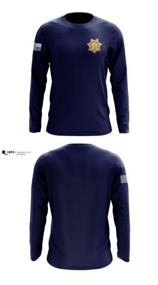 Long Sleeve Performance Shirt, California Highway Patrol, Police, Teamtime, Team time, sublimation, custom sports apparel, team uniforms, spirit wear, spiritwear, sports uniforms, custom shirts, team store, custom team store, fundraiser sports, apparel fundraiser