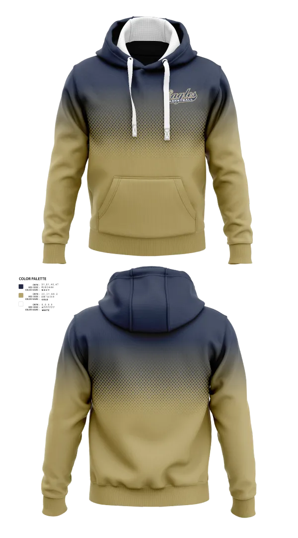 Hoodie, Jacksonville High School Basketball, Women's Basketball, Teamtime, Team time, sublimation, custom sports apparel, team uniforms, spirit wear, spiritwear, sports uniforms, custom shirts, team store, custom team store, fundraiser sports, apparel fundraiser