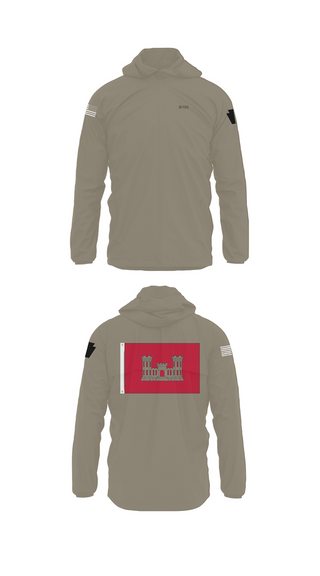 Windbreaker, B 103 EN BN, National Guard, Teamtime, Team time, sublimation, custom sports apparel, team uniforms, spirit wear, spiritwear, sports uniforms, custom shirts, team store, custom team store, fundraiser sports, apparel fundraiser