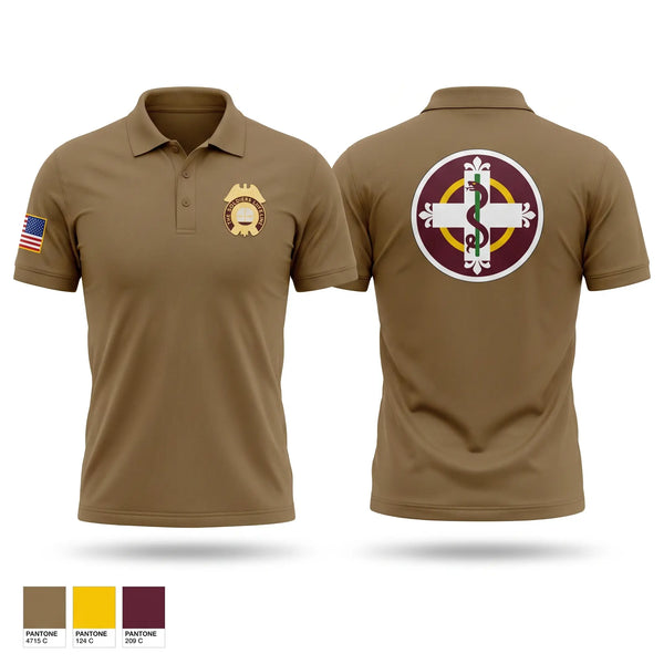 Short Sleeve Performance Polo, 424th MMB, Army, Teamtime, Team time, sublimation, custom sports apparel, team uniforms, spirit wear, spiritwear, sports uniforms, custom shirts, team store, custom team store, fundraiser sports, apparel fundraiser