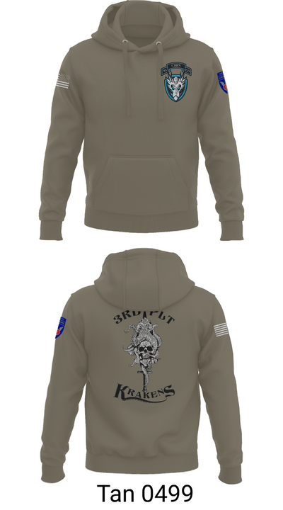 95th cbrn 3rd plt Hoodie - 78
