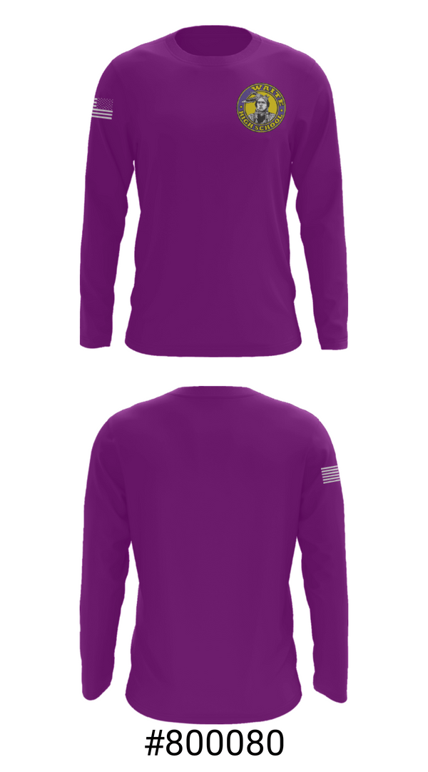 Long Sleeve Performance Shirt, Morrison R Waite High School Wrestling, Wrestling, Teamtime, Team time, sublimation, custom sports apparel, team uniforms, spirit wear, spiritwear, sports uniforms, custom shirts, team store, custom team store, fundraiser sports, apparel fundraiser