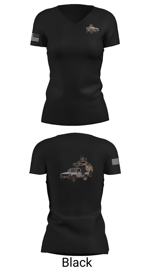 Womens Short Sleeve Vneck Shirt, 2-124th Infantry Regiment, Army, Teamtime, Team time, sublimation, custom sports apparel, team uniforms, spirit wear, spiritwear, sports uniforms, custom shirts, team store, custom team store, fundraiser sports, apparel fundraiser