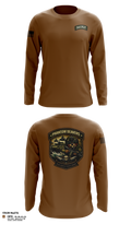 B Co 1-18th Long Sleeve Performance Shirt - 111