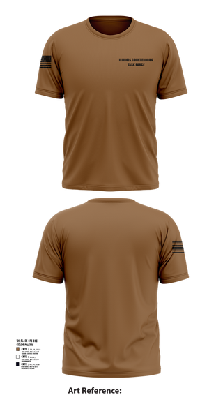 Short Sleeve Performance Shirt, Illinois Counterdrug Task Force, , Teamtime, Team time, sublimation, custom sports apparel, team uniforms, spirit wear, spiritwear, sports uniforms, custom shirts, team store, custom team store, fundraiser sports, apparel fundraiser