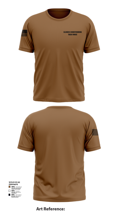 Illinois Counterdrug Task Force 54341154 Short Sleeve Performance Shirt - 11