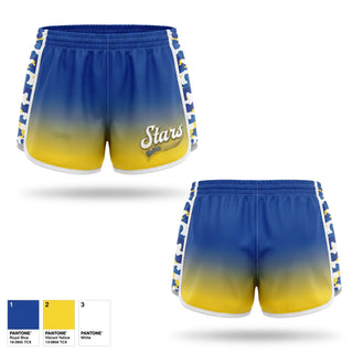 Womens Shorts, Butler Stars, Softball, Teamtime, Team time, sublimation, custom sports apparel, team uniforms, spirit wear, spiritwear, sports uniforms, custom shirts, team store, custom team store, fundraiser sports, apparel fundraiser