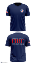 Laurens County Fire Department Old School Cotton Feel Shirt - 6