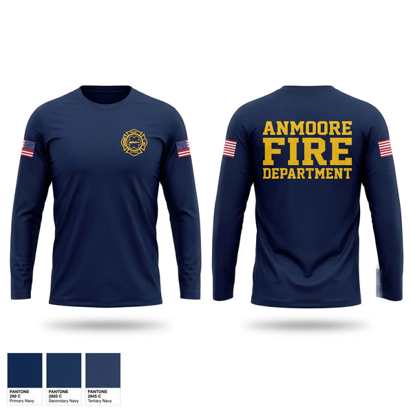 Long Sleeve Performance Shirt, Anmoore Fire Department, Fire Department, Teamtime, Team time, sublimation, custom sports apparel, team uniforms, spirit wear, spiritwear, sports uniforms, custom shirts, team store, custom team store, fundraiser sports, apparel fundraiser