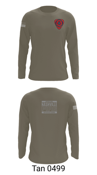 Long Sleeve Performance Shirt, Nashville Fire Department Special Operations, Fire Department, Teamtime, Team time, sublimation, custom sports apparel, team uniforms, spirit wear, spiritwear, sports uniforms, custom shirts, team store, custom team store, fundraiser sports, apparel fundraiser