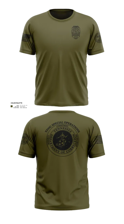 TDOC SPECIAL OPERATIONS 52913563 Short Sleeve Performance Shirt - 22