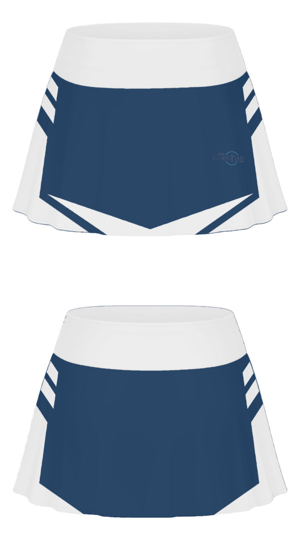 Skort, Lima Christian School, Spirit Store, Teamtime, Team time, sublimation, custom sports apparel, team uniforms, spirit wear, spiritwear, sports uniforms, custom shirts, team store, custom team store, fundraiser sports, apparel fundraiser