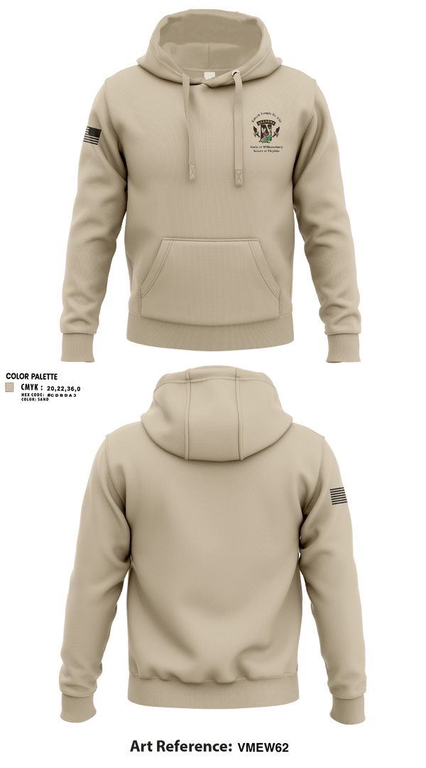 Hoodie, Nabeeh Temple #260, Army, Teamtime, Team time, sublimation, custom sports apparel, team uniforms, spirit wear, spiritwear, sports uniforms, custom shirts, team store, custom team store, fundraiser sports, apparel fundraiser