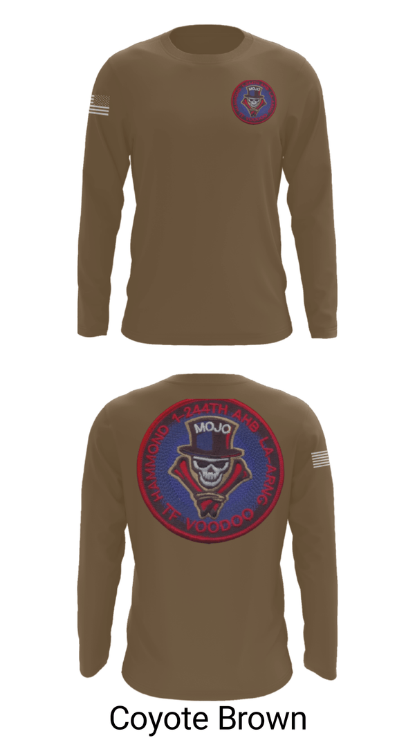 Long Sleeve Performance Shirt, 1-244th AASF, National Guard, Teamtime, Team time, sublimation, custom sports apparel, team uniforms, spirit wear, spiritwear, sports uniforms, custom shirts, team store, custom team store, fundraiser sports, apparel fundraiser