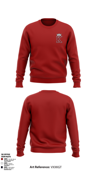 Crew Neck Sweatshirt, Kings Regiment Marching Band, , Teamtime, Team time, sublimation, custom sports apparel, team uniforms, spirit wear, spiritwear, sports uniforms, custom shirts, team store, custom team store, fundraiser sports, apparel fundraiser