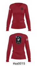 G Co 427th 38231110 Women's Long Sleeve V-neck Shirt - 7