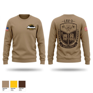 Crew Neck Sweatshirt, Auxiliary, Army, Teamtime, Team time, sublimation, custom sports apparel, team uniforms, spirit wear, spiritwear, sports uniforms, custom shirts, team store, custom team store, fundraiser sports, apparel fundraiser