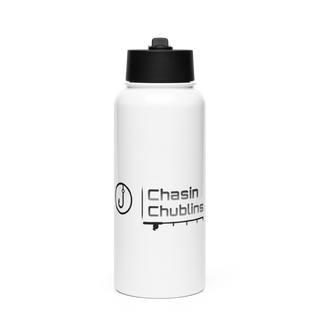 Chasin Chublins 53130276 Stainless Steel Water Bottle with a Straw Lid