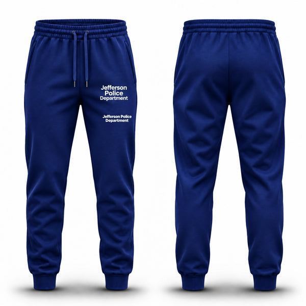 Sweatpants, Jefferson Police Department, Police, Teamtime, Team time, sublimation, custom sports apparel, team uniforms, spirit wear, spiritwear, sports uniforms, custom shirts, team store, custom team store, fundraiser sports, apparel fundraiser