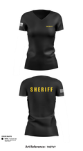 JEFFERSON COUNTY SHERIFFS OFFICE  Women's Short Sleeve V-neck Shirt - 1