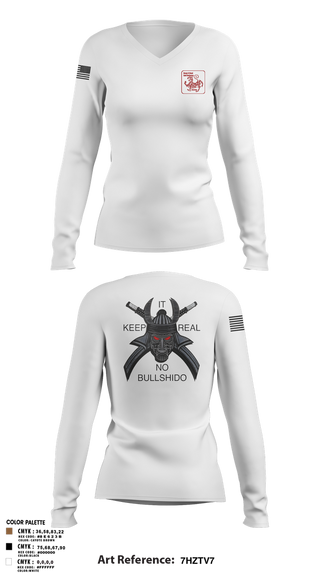 Womens Long Sleeve Vneck Shirt, Keep It Real, , Teamtime, Team time, sublimation, custom sports apparel, team uniforms, spirit wear, spiritwear, sports uniforms, custom shirts, team store, custom team store, fundraiser sports, apparel fundraiser
