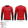 Carolina Track Hawks Long Sleeve Performance Shirt 17