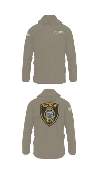 Windbreaker, Mason PD, Police, Teamtime, Team time, sublimation, custom sports apparel, team uniforms, spirit wear, spiritwear, sports uniforms, custom shirts, team store, custom team store, fundraiser sports, apparel fundraiser