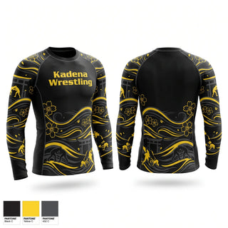 Long Sleeve Performance Shirt, Kadena Wrestling, Wrestling, Teamtime, Team time, sublimation, custom sports apparel, team uniforms, spirit wear, spiritwear, sports uniforms, custom shirts, team store, custom team store, fundraiser sports, apparel fundraiser