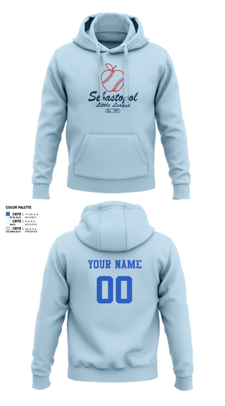Sebastopol Little League 29313741 Hoodie - 3