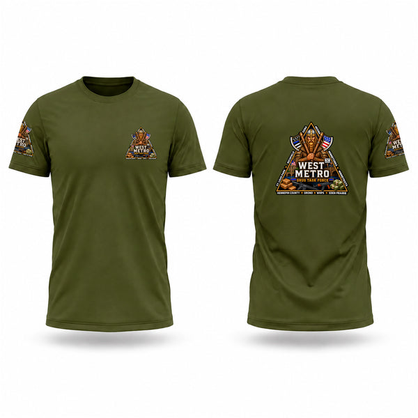 Short Sleeve Performance Shirt, West Metro Drug Task Force, Police, Teamtime, Team time, sublimation, custom sports apparel, team uniforms, spirit wear, spiritwear, sports uniforms, custom shirts, team store, custom team store, fundraiser sports, apparel fundraiser