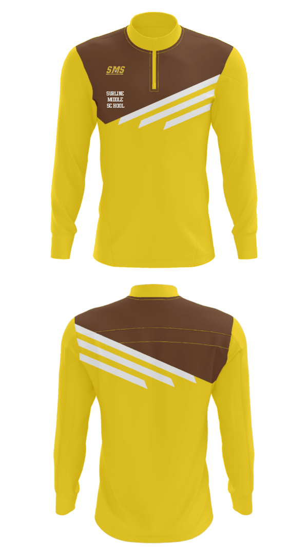 Quarter Zip Jacket, Surline Middle School, Spirit Store, Teamtime, Team time, sublimation, custom sports apparel, team uniforms, spirit wear, spiritwear, sports uniforms, custom shirts, team store, custom team store, fundraiser sports, apparel fundraiser