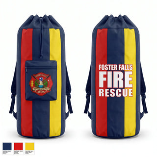 Gear Bag, Foster Falls Fire Department, Fire Department, Teamtime, Team time, sublimation, custom sports apparel, team uniforms, spirit wear, spiritwear, sports uniforms, custom shirts, team store, custom team store, fundraiser sports, apparel fundraiser