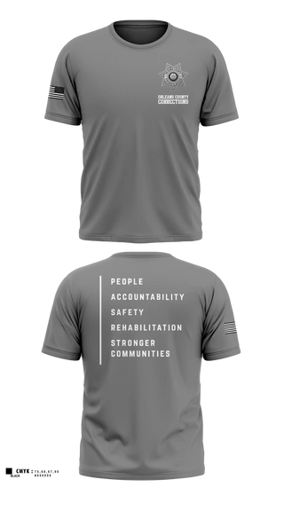 Short Sleeve Performance Shirt, Orleans County Corrections, Police, Teamtime, Team time, sublimation, custom sports apparel, team uniforms, spirit wear, spiritwear, sports uniforms, custom shirts, team store, custom team store, fundraiser sports, apparel fundraiser