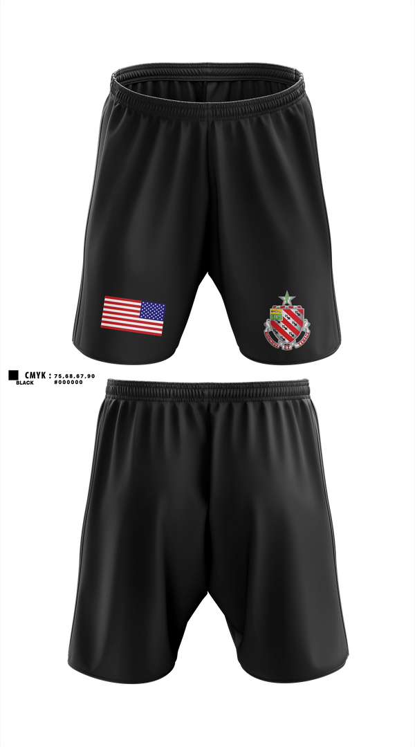 Athletic Shorts With Pockets, 1/8 Field Artillery Regiment, Army, Teamtime, Team time, sublimation, custom sports apparel, team uniforms, spirit wear, spiritwear, sports uniforms, custom shirts, team store, custom team store, fundraiser sports, apparel fundraiser