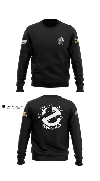 Crew Neck Sweatshirt, 3rd PLT, Alpha Company, 2nd Cavalry 5th regiment, Army, Teamtime, Team time, sublimation, custom sports apparel, team uniforms, spirit wear, spiritwear, sports uniforms, custom shirts, team store, custom team store, fundraiser sports, apparel fundraiser