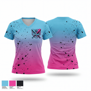 Womens Short Sleeve Vneck Shirt, Marion Nighthawks, Baseball, Teamtime, Team time, sublimation, custom sports apparel, team uniforms, spirit wear, spiritwear, sports uniforms, custom shirts, team store, custom team store, fundraiser sports, apparel fundraiser