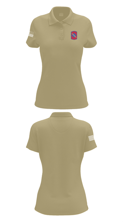 39th infantry 89191022 Women's Short Sleeve Performance Polo  - 90