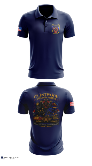 Short Sleeve Performance Polo, Clintwood Fire Department, Fire Department, Teamtime, Team time, sublimation, custom sports apparel, team uniforms, spirit wear, spiritwear, sports uniforms, custom shirts, team store, custom team store, fundraiser sports, apparel fundraiser