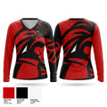 North Andover High School Football Women's Long Sleeve V-neck Shirt - 1