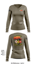 Task Force Bataan 78536207 Women's Long Sleeve V-neck Shirt - 103