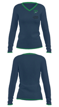 Kensington Valley Hockey Association 34396052 Women's Long Sleeve V-neck Shirt - 34