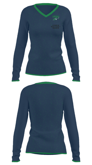 Women's Long Sleeve Vneck Shirt, Kensington Valley Hockey Association, Ice Hockey, Teamtime, Team time, sublimation, custom sports apparel, team uniforms, spirit wear, spiritwear, sports uniforms, custom shirts, team store, custom team store, fundraiser sports, apparel fundraiser
