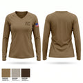 301st FICO Women's Long Sleeve V-neck Shirt - 1