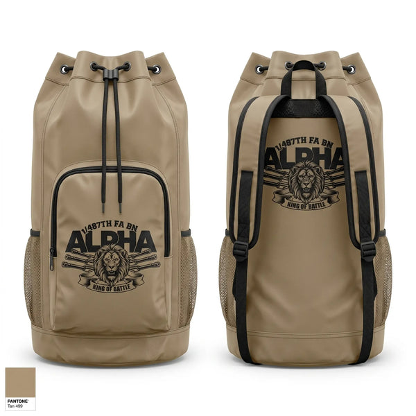 Gear Bag, 1/487th FA BN, Army, Teamtime, Team time, sublimation, custom sports apparel, team uniforms, spirit wear, spiritwear, sports uniforms, custom shirts, team store, custom team store, fundraiser sports, apparel fundraiser
