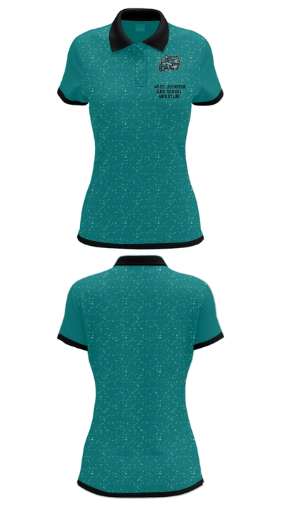 West Johnston High School Wrestling 36197702 Women's Short Sleeve Performance Polo  - 33