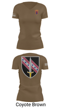 6/54th Security Force Assistance Brigade 11702095 Women's Short Sleeve V-neck Shirt - 8