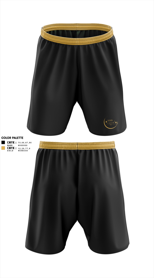 Athletic Shorts With Pockets, Fredericktown High School Cheerleading, Cheer, Teamtime, Team time, sublimation, custom sports apparel, team uniforms, spirit wear, spiritwear, sports uniforms, custom shirts, team store, custom team store, fundraiser sports, apparel fundraiser