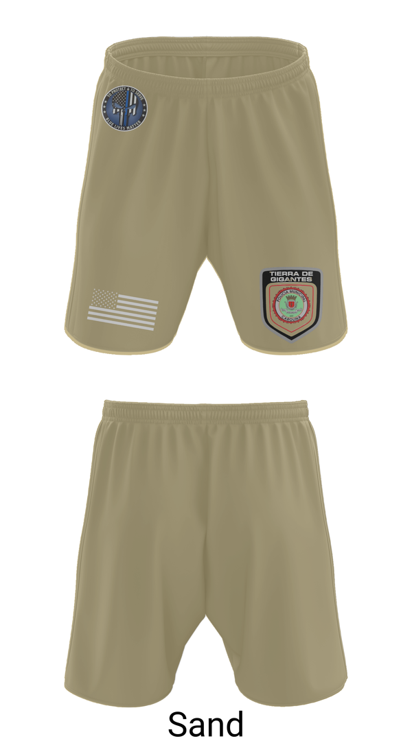 Athletic Shorts With Pockets, Policía Municipal de Carolina, , Teamtime, Team time, sublimation, custom sports apparel, team uniforms, spirit wear, spiritwear, sports uniforms, custom shirts, team store, custom team store, fundraiser sports, apparel fundraiser